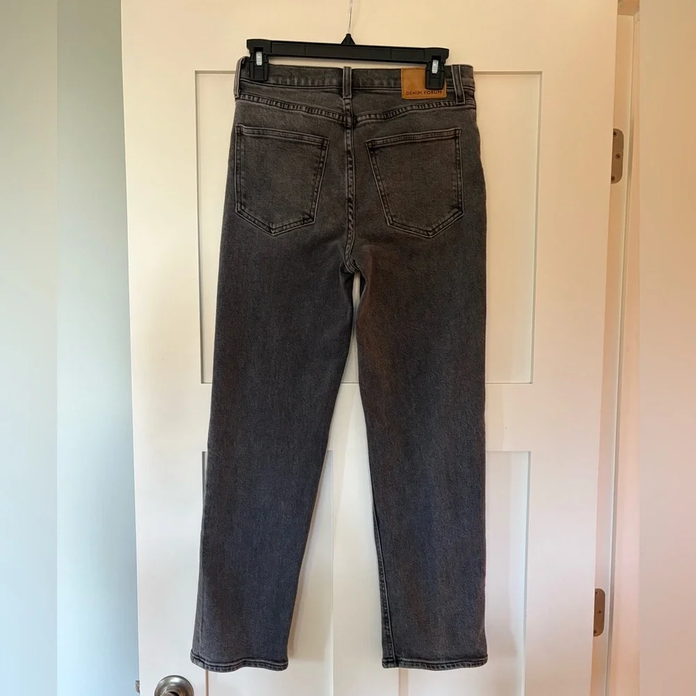 Denim Forum The Arlo High Rise Straight Jean Size 27 - Picture 4 of 7
